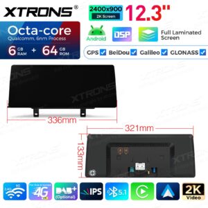 12.3" Android 14 Car Stereo for BMW 3/4 Series M3 M4 LHD NBT (2013-2016) – Bild 14