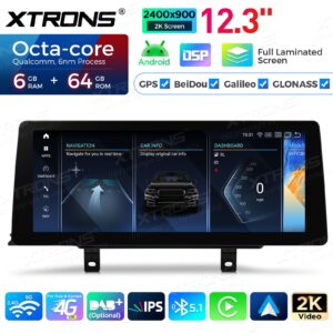 12.3" Android 14 Car Stereo for BMW 3/4 Series M3 M4 LHD NBT (2013-2016) – Bild 5